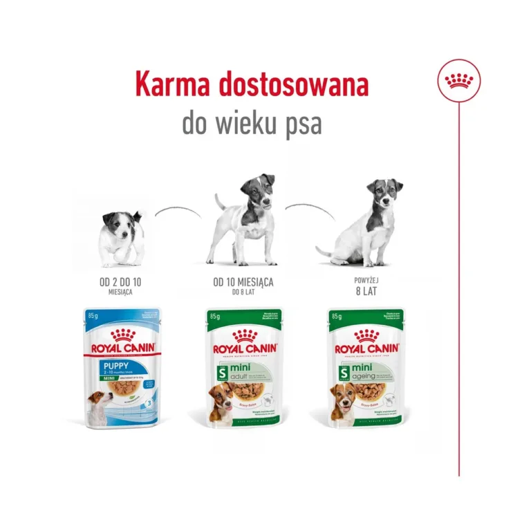 Royal Canin märgtoidud erinevatele koera vanustele