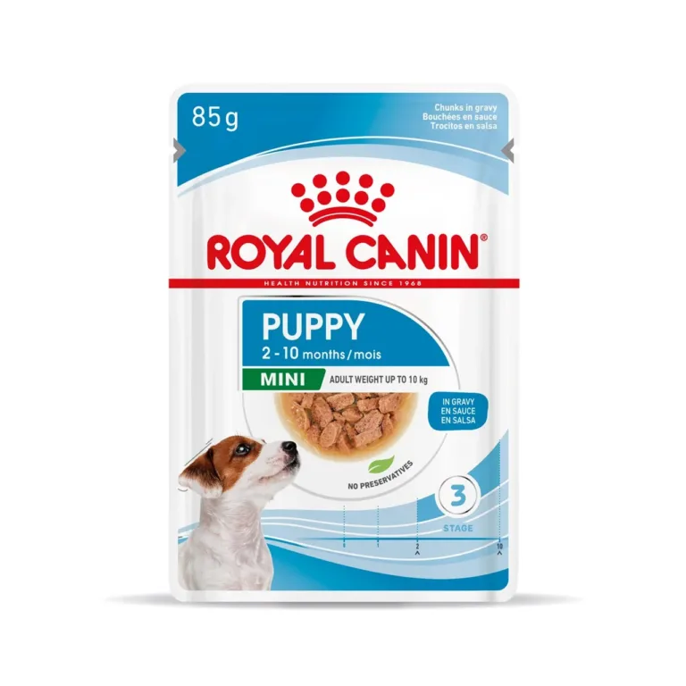 Royal Canin Mini Puppy märgtoit väikestele kutsikatele 85g pakk