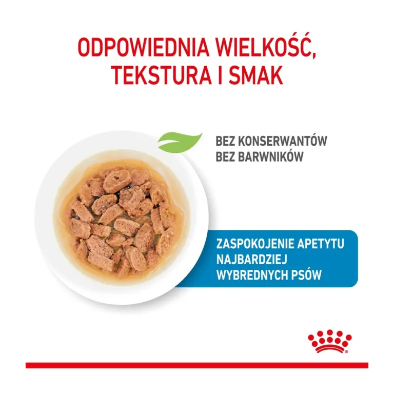 Royal Canin Mini Puppy märgtoidu tekstuur ja koostis