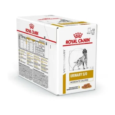 koerte uriinikivide märgtoit Royal Canin Urinary S/O pakk 12x100g
