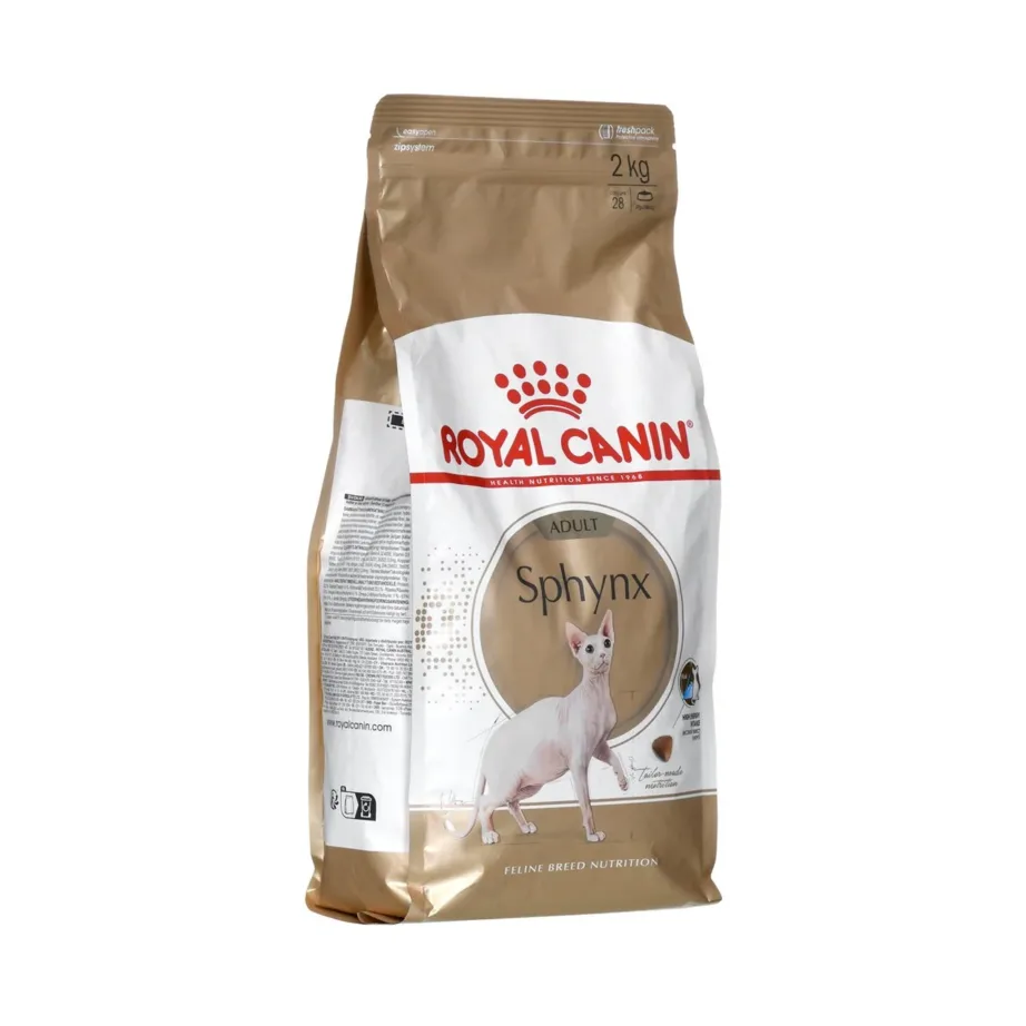 Royal Canin Sphynx Adult 2 kg kuivtoit täiskasvanud sfinksikassile, kanaliha ja sealiha, Feline Breed Nutrition – 13