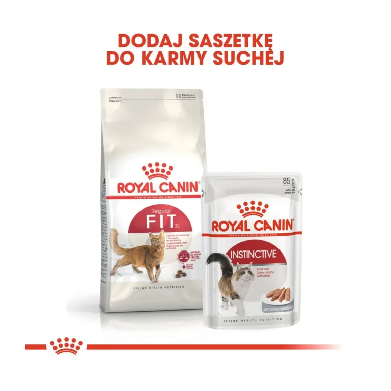 Royal Canin Fit 32 kanamaitseline kasside kuivtoit pakk ja märgtoit