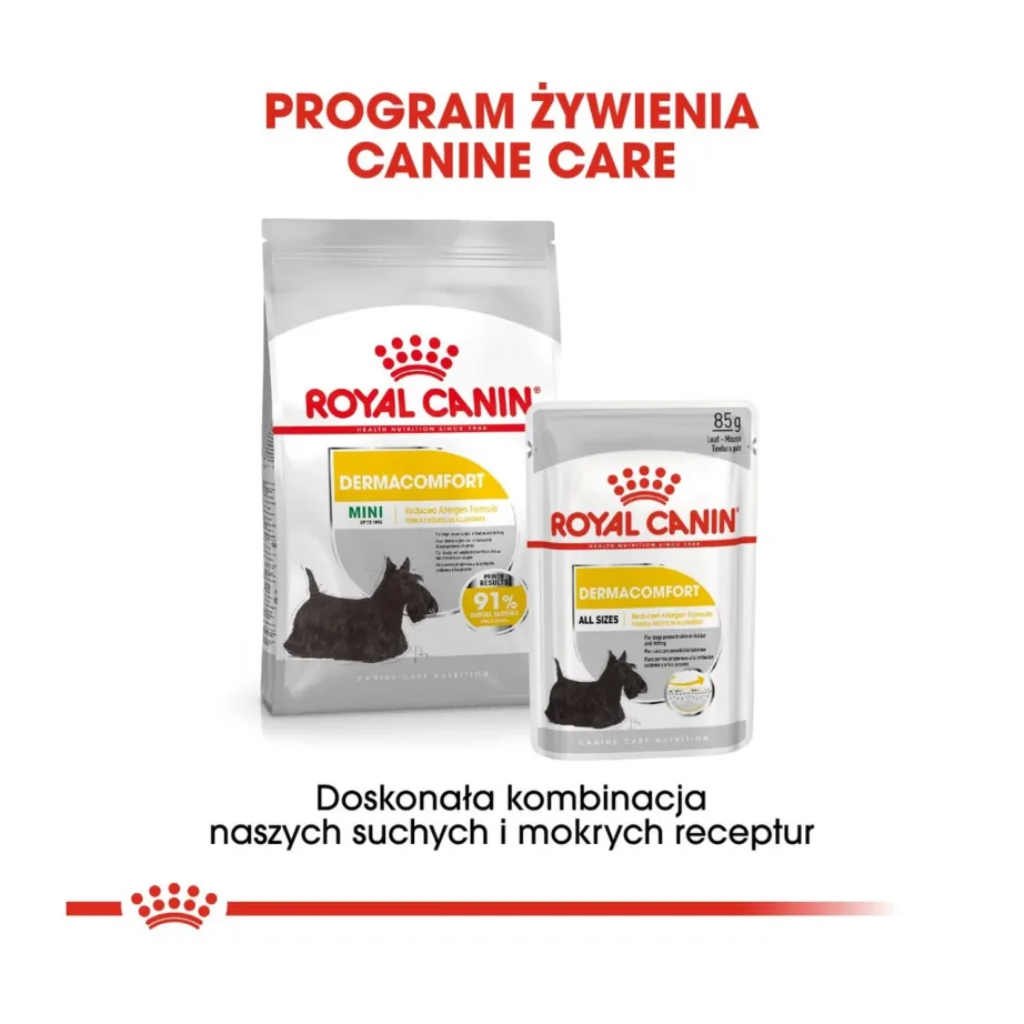 Royal Canin Mini Dermacomfort 3 kg kuivtoit väikestele täiskasvanud koertele tundlikule nahale – 9
