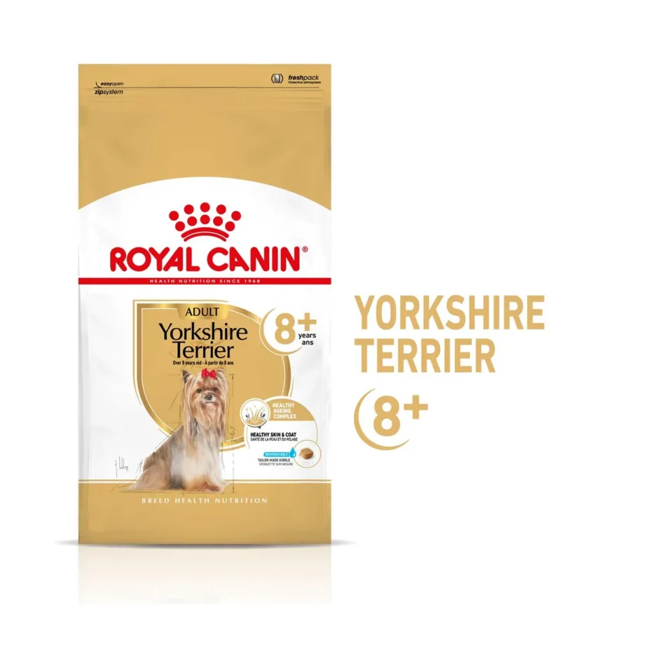 Royal Canin Breed Health Nutrition Yorkshire Terrier 8+ 1,5 kg linnulihaga kuivtoit eakale väikesele koerale – 2