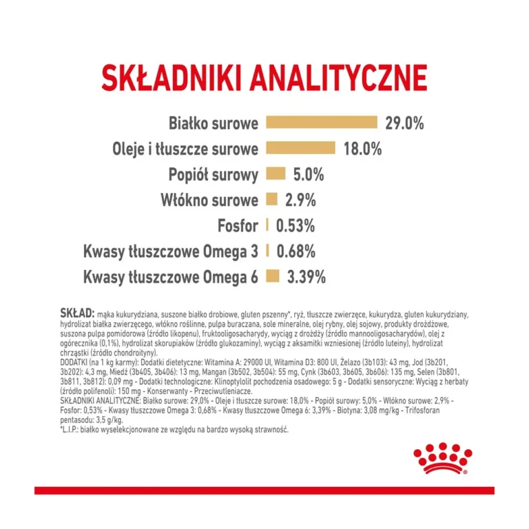 Royal Canin Yorkshire terjer 8+ 3kg toidupakend ja brändilogo