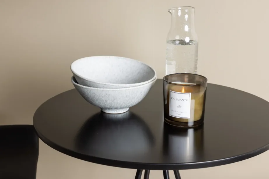 Must ümmargune baarilaua ja baaritooli komplekt Bistro & Jonna (MDF, teras, kunstnahk), GR23683 – 10