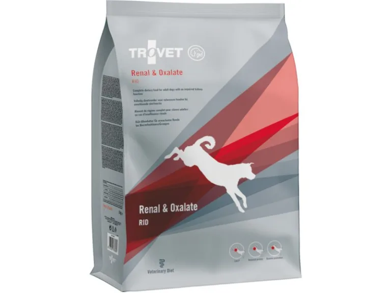 Trovet RID Renal & Oxalate 3kg täissööt neeruprobleemidega täiskasvanud koertele