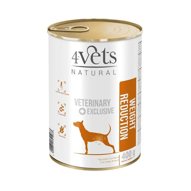 koerte kaalulangetuse kalkuni märgtoit 4Vets Natural purgis
