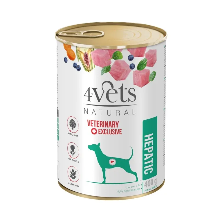 hepatic koerte märgtoit kalkuniga 4VETS 400g purk