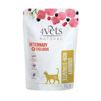 kalkuni märgtoit kassidele 4VETS Natural Urinary Non-Struvite 85g