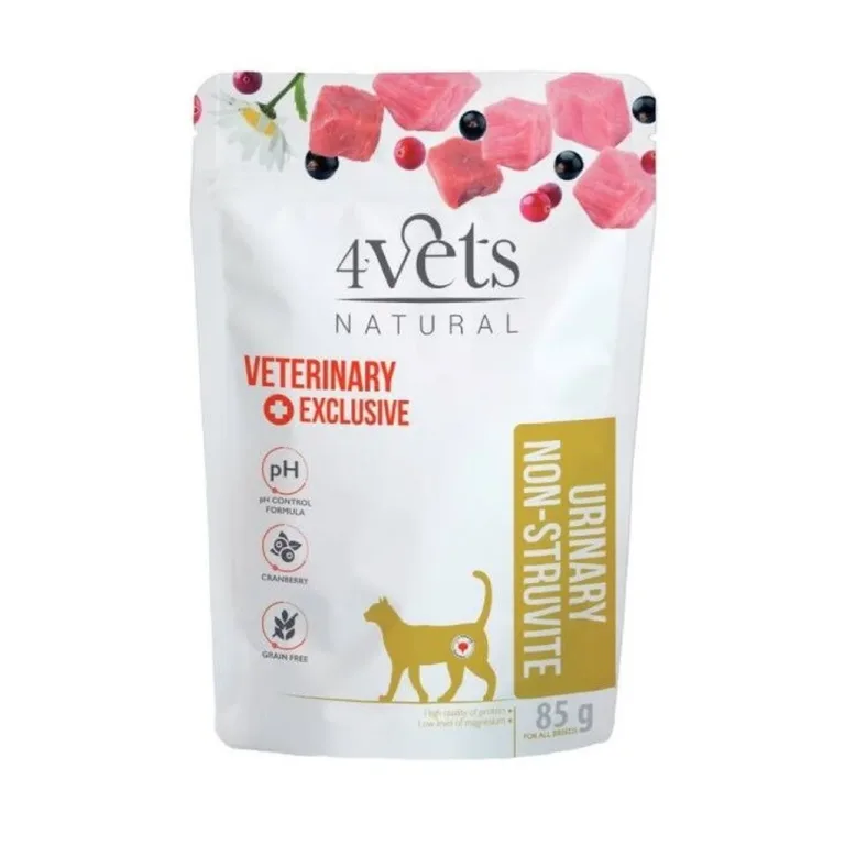 kalkuni märgtoit kassidele 4VETS Natural Urinary Non-Struvite 85g