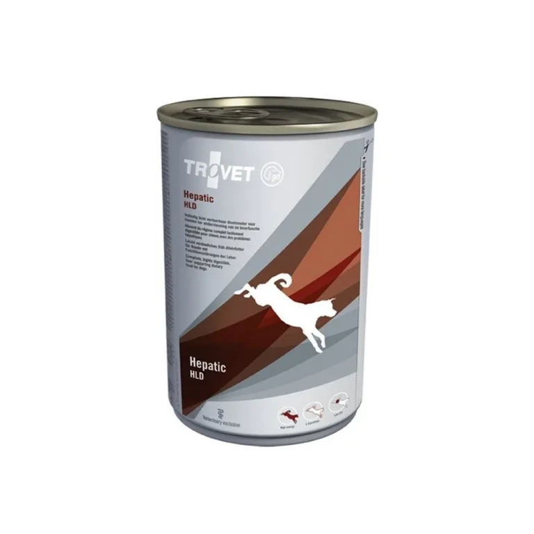 maksa dieet märgtoit koerale TROVET Hepatic HLD 400g purk