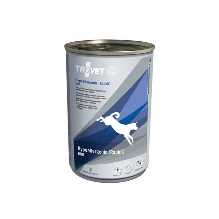 hüpoallergeenne märg koeratoit küülikuga TROVET RRD 400g purk