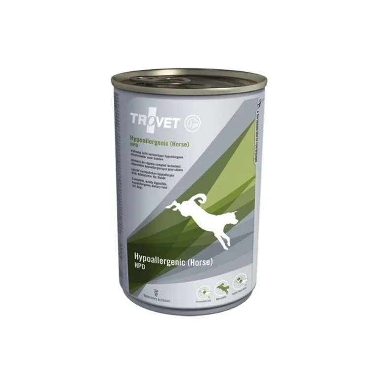 hobuselihaga hüpoallergeenne koeratoit TROVET HPD 400g purk