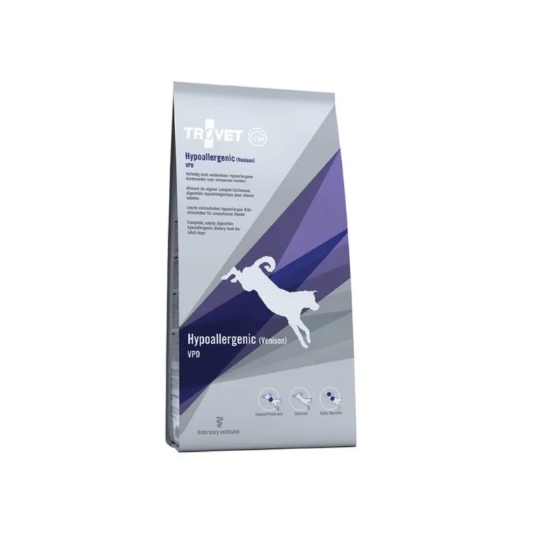 hirvelihaga hüpoallergeenne koeratoit TROVET VPD 10 kg kott
