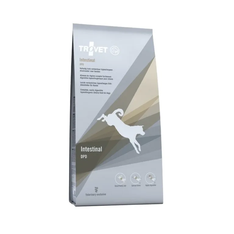 hüpoallergeenne pardilihaga koeratoit TROVET Intestinal DPD 10kg