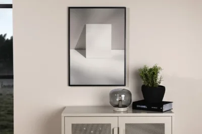 Beež kaasaegne Canvas-seinaplakát, 50x70 cm - 60012-003