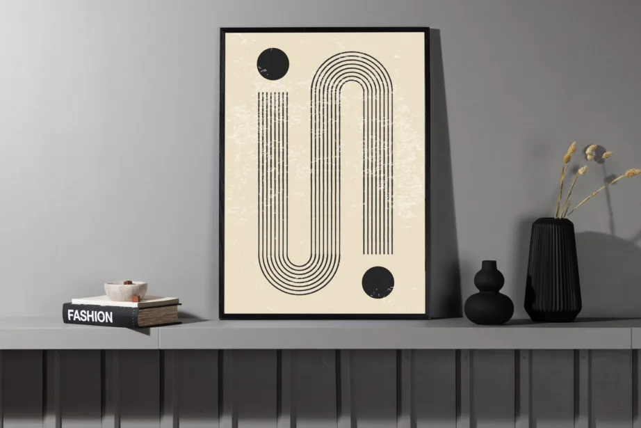 Pantheon beež mustriga plakat 30 × 40 cm - 60020-002