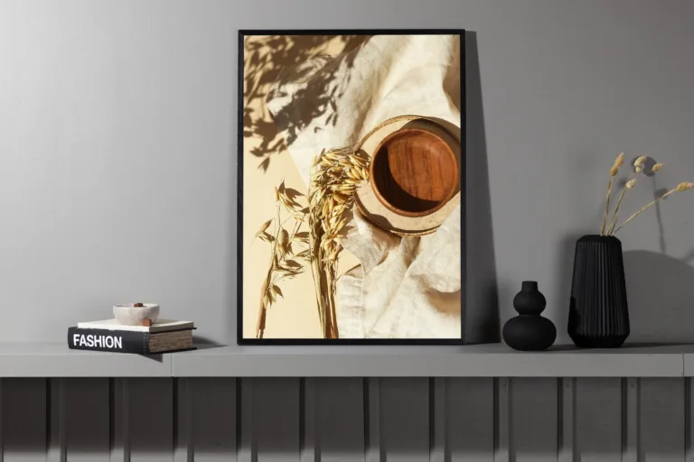 Beež fotoposter Brown Bowl 70 × 100 cm - 60022-004