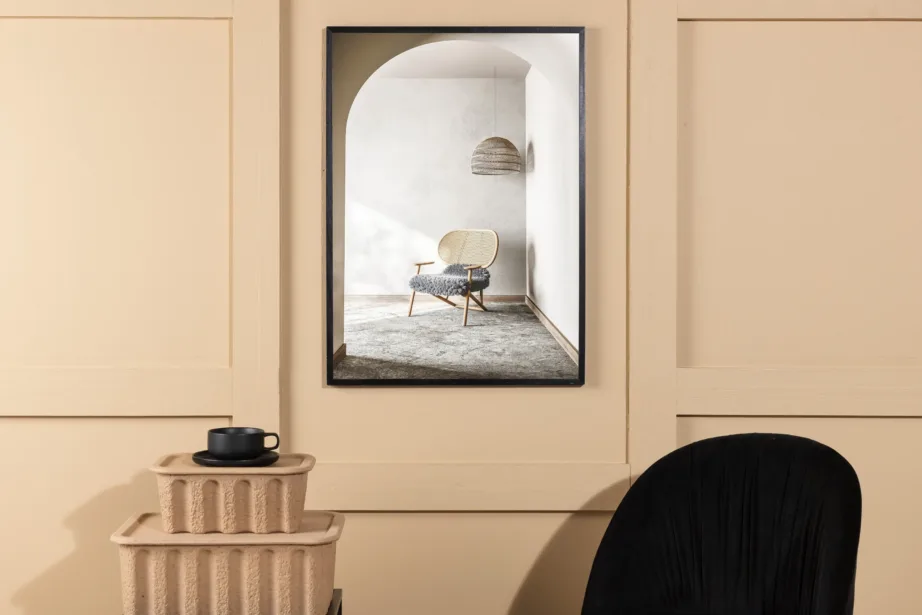 Beež tugitooli poster Lounge Chair (50x70 cm) - 60025-003