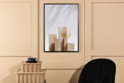 Beež puiduplokkidega poster, 70×100 cm, 60029-004