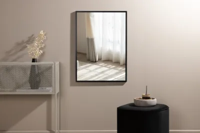 Beež kardinaposter läbipaistvate kardinate motiiviga, 30×40 cm, 60034-002