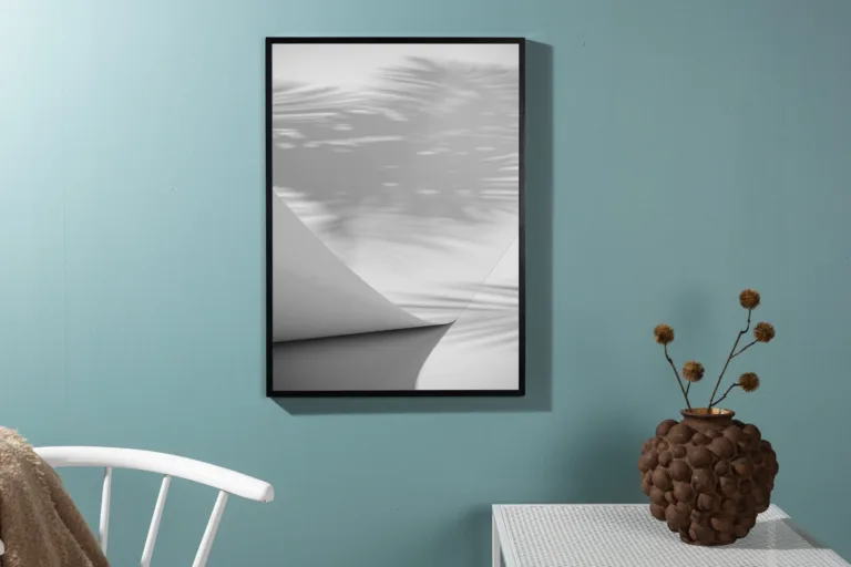 Papyrus dekoratiivne seinaposter, valge, 70 × 100 cm - 60037-004