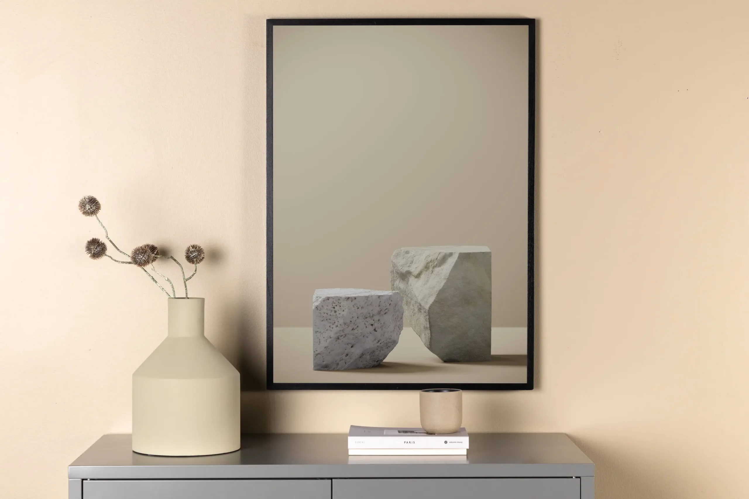 Beež kivimustriga plakat Rocks 30x40 cm (Venture Home) - 60050-002