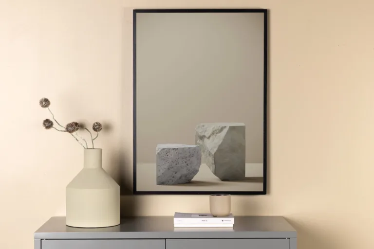 Beež geomeetriline seinaposter Rocks (50 x 70 cm, paber) - 60050-003