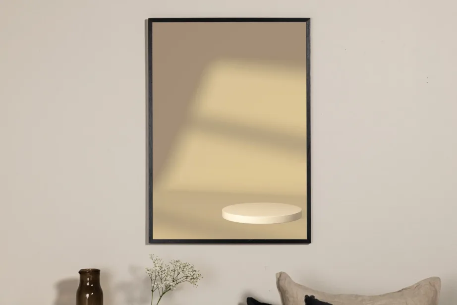 Kollane abstraktne plakat Window light, 21×30 cm, 60065-001