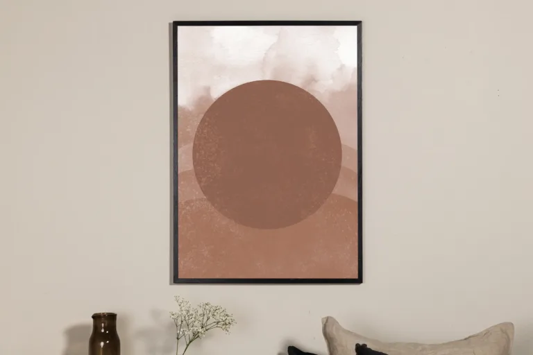 Soft shades pruun-beež illustratsioonplakat, 21x30 cm (paber) - 60066-001