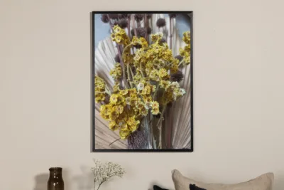 Bouquet kollaste lilledega seinaplakat (30x40 cm, paber) - 60068-002