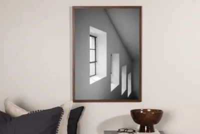 Widows aknapildiga fotoposter (21x30 cm, hall-valge) - 60072-001