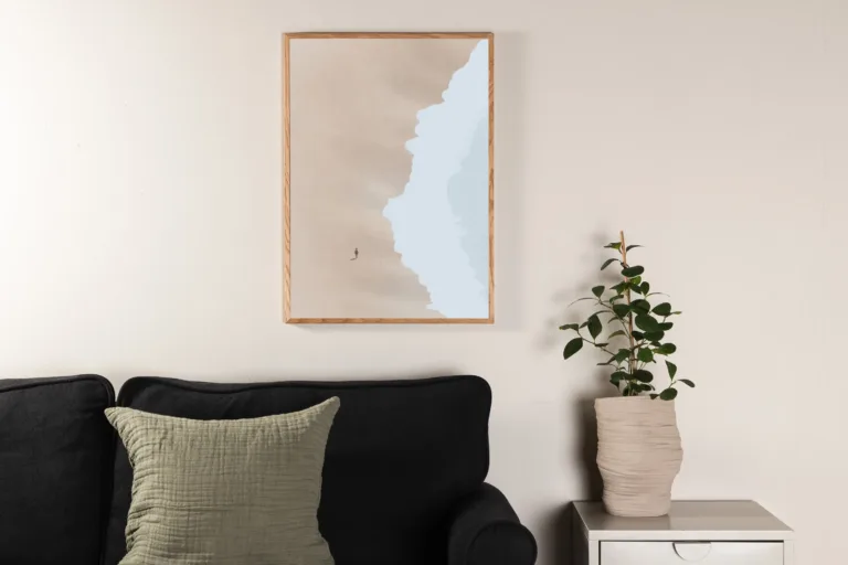 Beež illustratsioon-plakat Beach, 70×100 cm - 60096-004