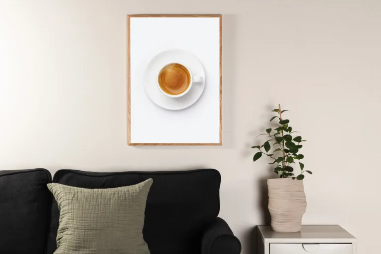 Kohvipostri Skimmed Coffee (pruun, valge taust, 50x70 cm) - 60098-003