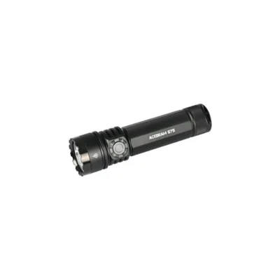 AceBeam E75 Black 3000 lm 210 m LED-taskulamp, IP68, 129 mm, nuppjuhtimine