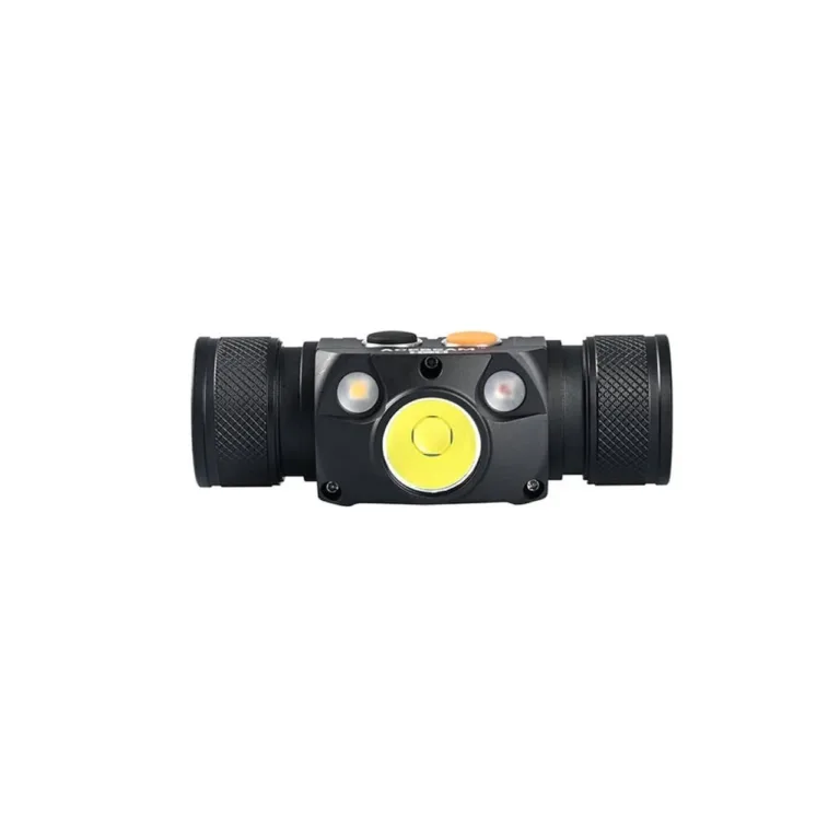 AceBeam H30 R+G 4000 lm LED pealamp, 21700 Li-Ion aku, alumiiniumkorpus, IP68, oranž/must, 171 m valgusvihk, 190 g