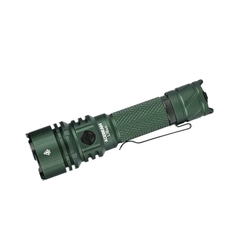 AceBeam L16 2.0 Green 2100 lm 21700 Li-ion 5000 mAh LED-taskulamp IP68, 153 mm