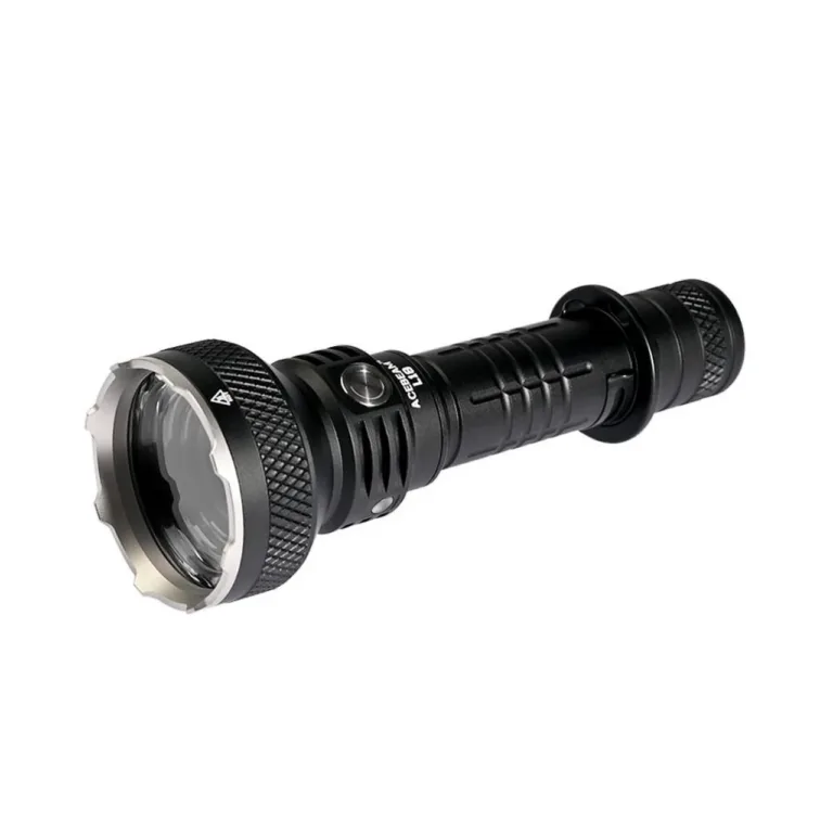 AceBeam L19 2.0 2200 lm 1520 m roheline LED-taskulamp IP68, 21700 aku, must