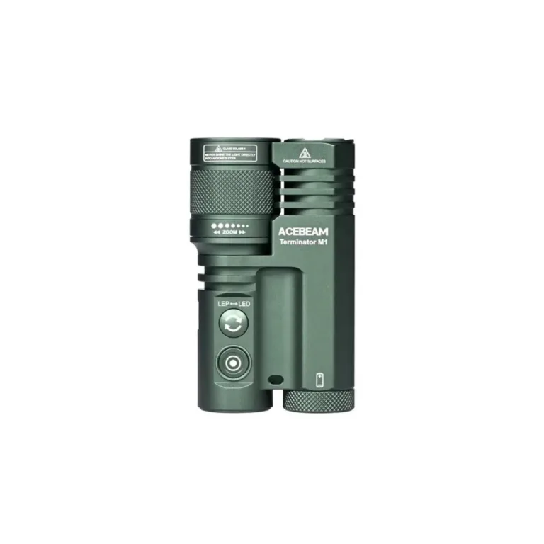 AceBeam M1 6500K 3500 lm 1600 m LED taskulamp, IP68, 21700 aku, roheline