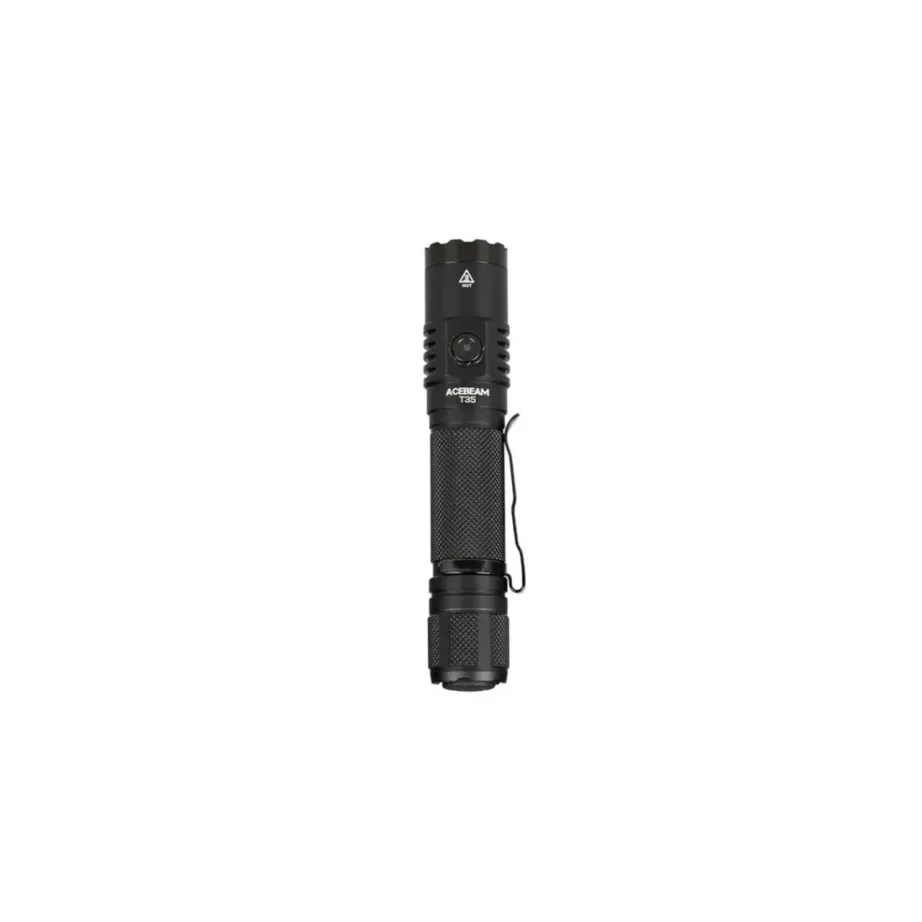 AceBeam T35 Black 137,6 mm LED-taskulamp 1900 lm, 18650 aku, IP68