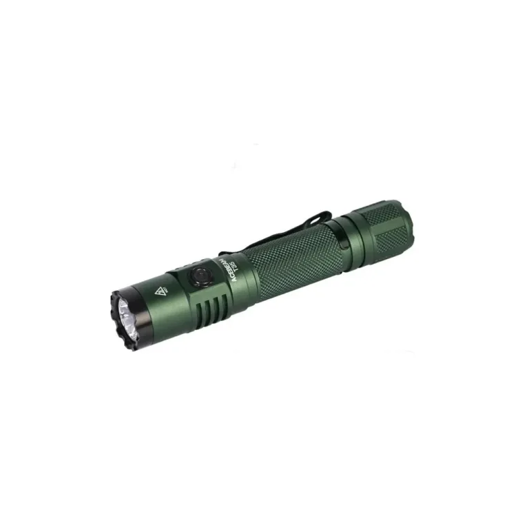 AceBeam T35 Green 137,6 mm LED-taskulamp 1900 lm, 18650 Li-ion aku, IP68, maks. 380 m valgusvihk