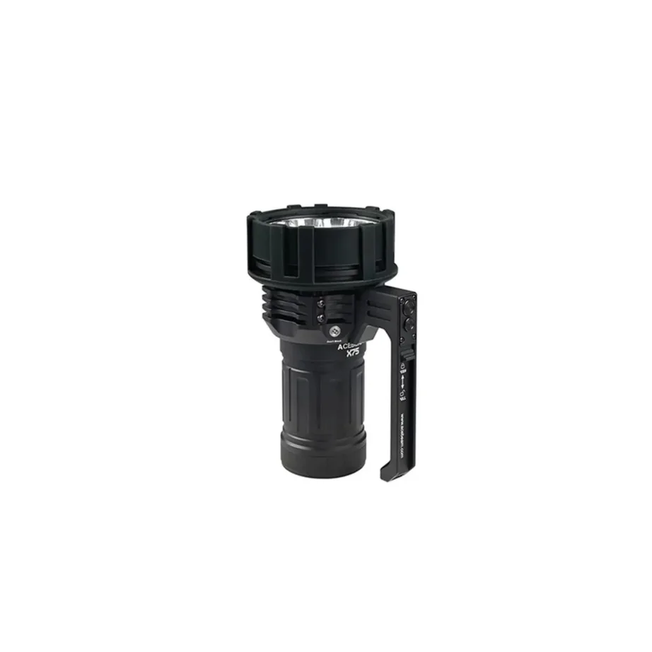 AceBeam X75 70.2 5000K 80000 lm LED must taskulamp IP68, 4250 mAh, 176 mm, 1,24 kg - 3