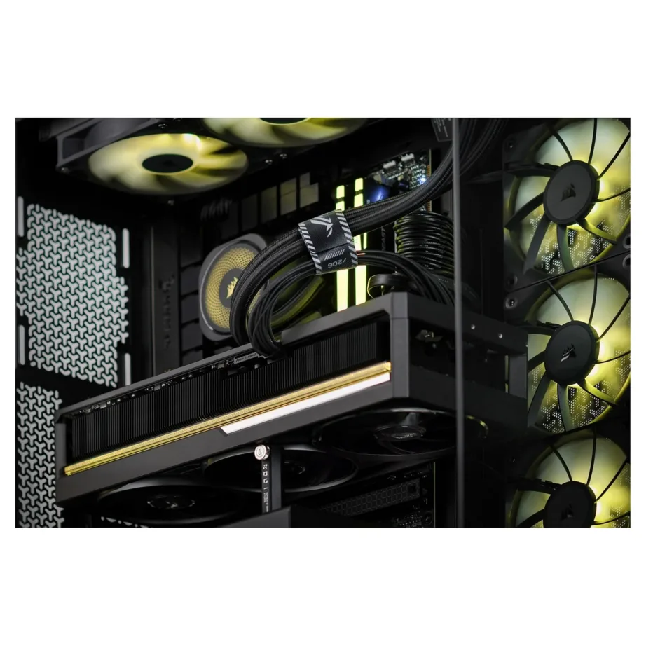 Actina iCUE 9800X3D/64B/2TB/RTX5090 64GB DDR5, 2TB SSD, RTX 5090, AMD Ryzen 7 9800X3D mänguarvuti, Wi-Fi 6, 1000W, must Midi Tower – 2