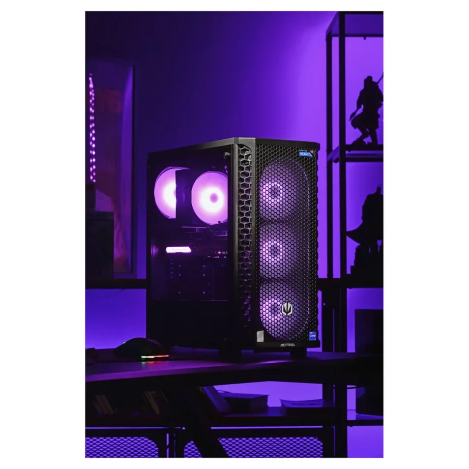 Actina KOMAAAGIP1339 16GB/1TB SSD/RTX 3060 arvuti AMD Ryzen 5 5500-ga, Wi-Fi, must Midi Tower - 8
