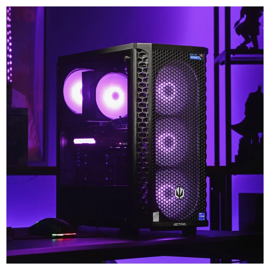 Actina KOMAAAGIP1339 16GB/1TB SSD/RTX 3060 arvuti AMD Ryzen 5 5500-ga, Wi-Fi, must Midi Tower - 9