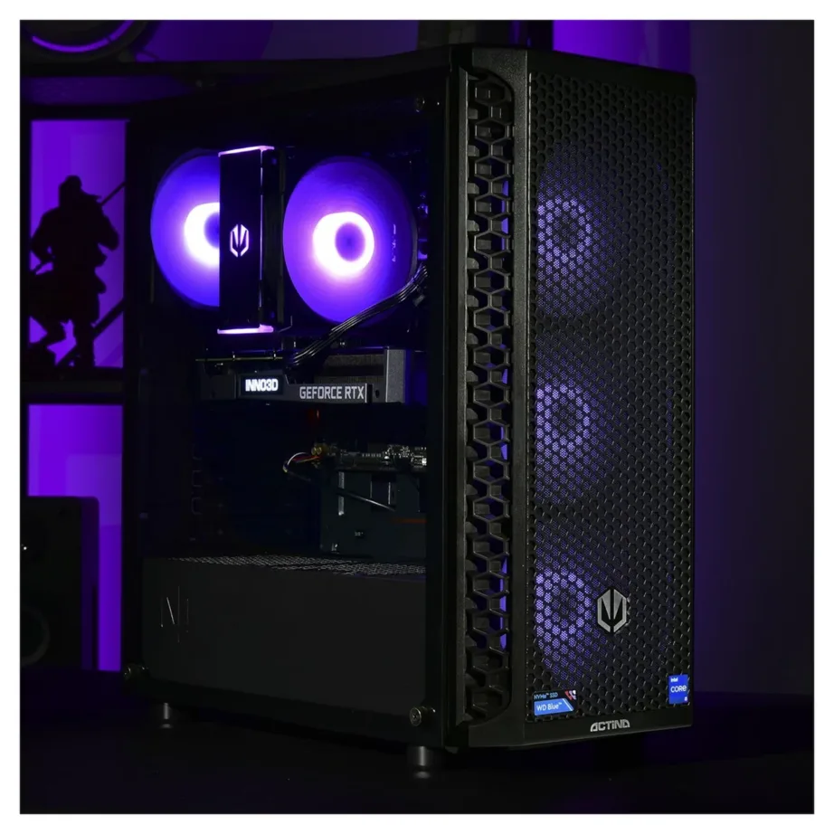 Actina KOMAAAGIP1382 Intel Core i5-12400F/16GB/1TB SSD/RTX 3060 must 447x205x413 mm mänguarvuti - 7