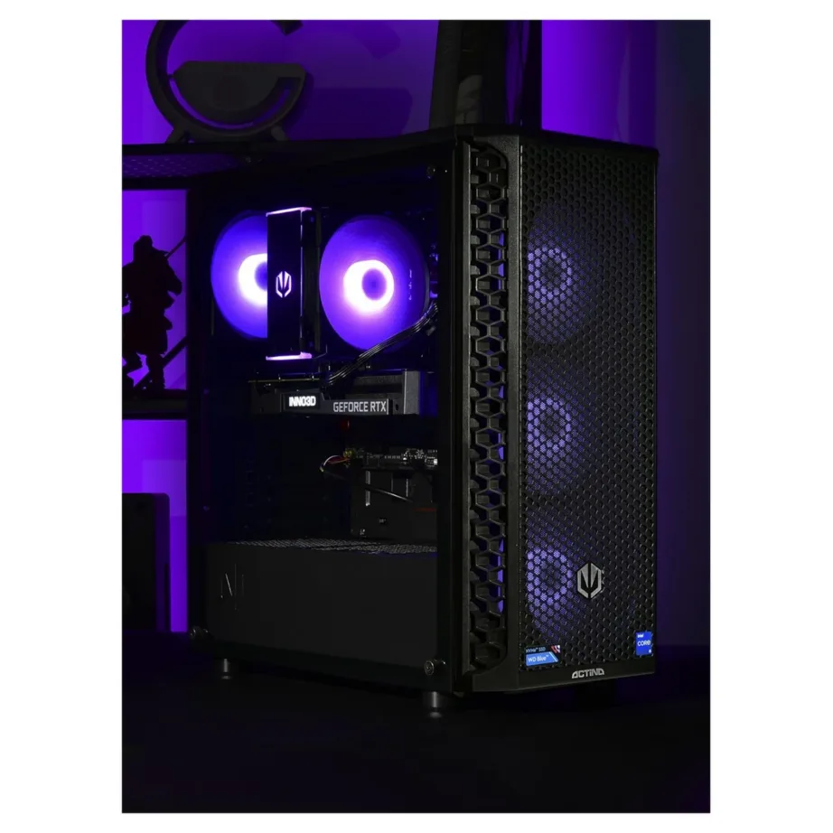 Actina KOMAAAGIP1382 Intel Core i5-12400F/16GB/1TB SSD/RTX 3060 must 447x205x413 mm mänguarvuti - 8