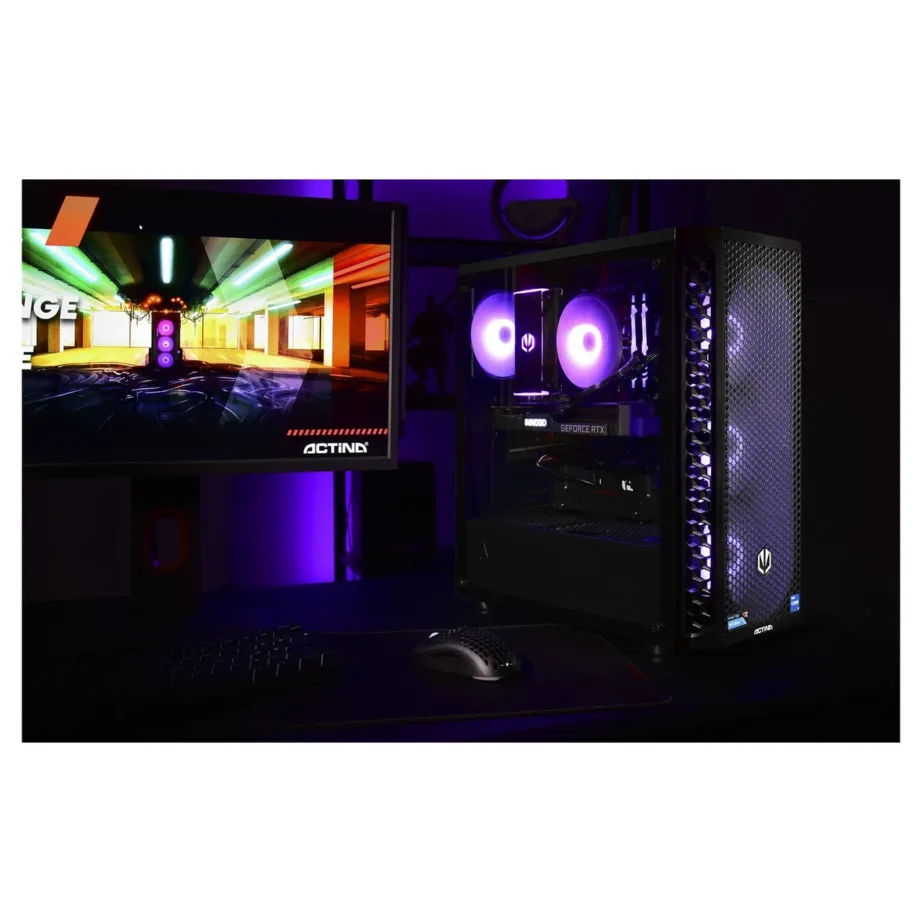 Actina KOMAAAGIP1382 Intel Core i5-12400F/16GB/1TB SSD/RTX 3060 must 447x205x413 mm mänguarvuti - 9