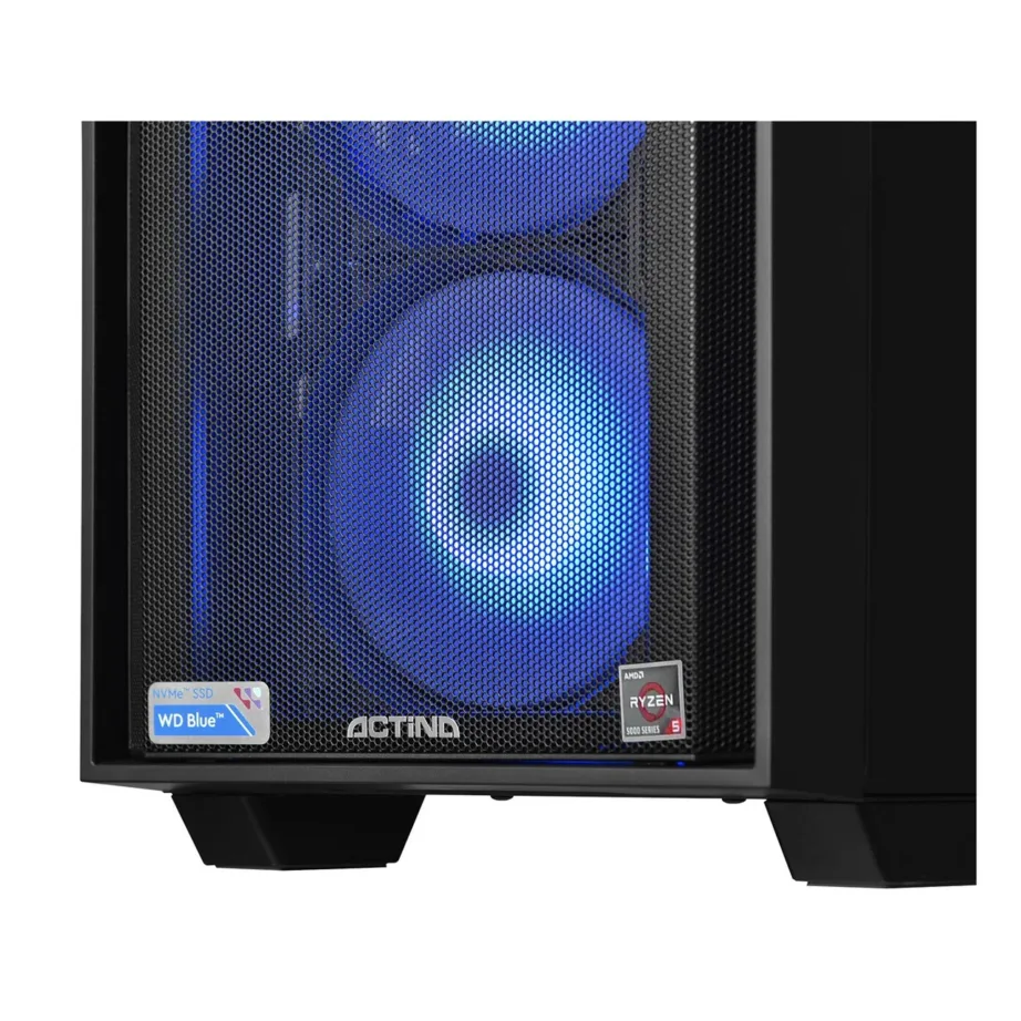 Actina KOMAAAGIP1383 Mini Tower PC AMD Ryzen 5 5600, 16GB DDR4, 1TB M.2 SSD, Radeon RX 7600 8GB, Wi-Fi, 500W, must – 2